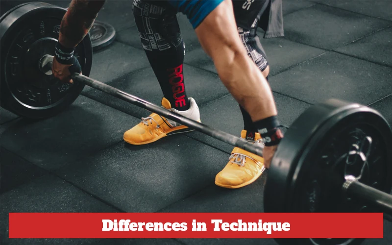 Differences in Technique